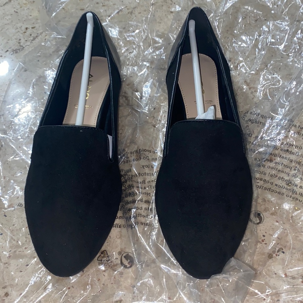 Black Aldo loafers